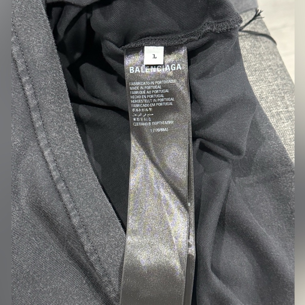 SOLD Balenciaga Strike 1917 Oversized T-Shirt Black - Picture 9 of 14
